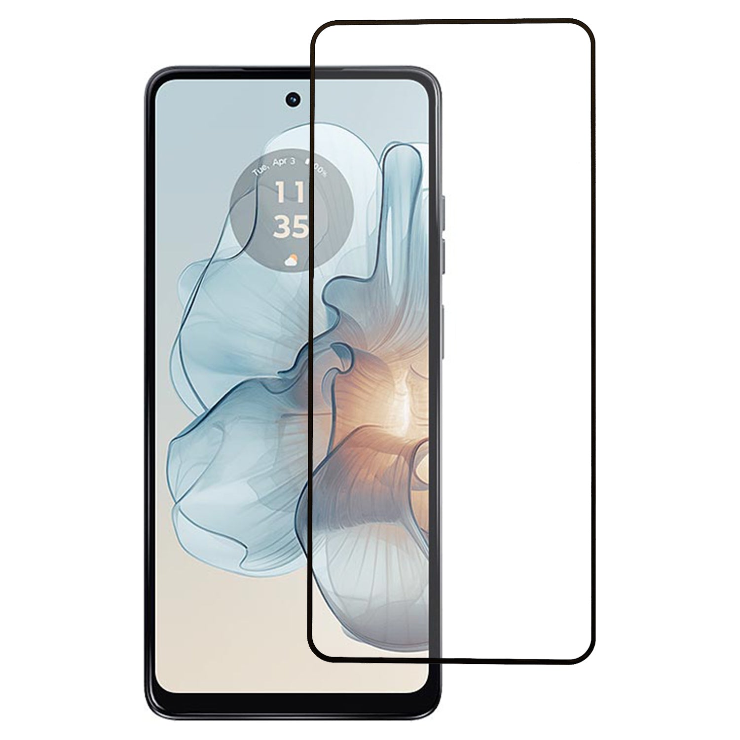 For Motorola Moto G24 Power Screen Protector Silk Printing Tempered Glass Film Ultra HD Clarity For Motorola Moto G24 Power Screen Protector Silk Printing Tempered Glass Film Ultra HD Clarity